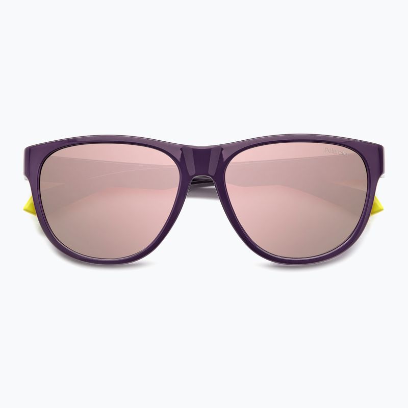 Okulary przeciwsłoneczne Polaroid PLD 2156/S violet/rose gold multilayer polarized 4