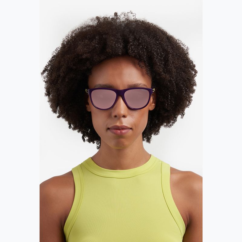 Okulary przeciwsłoneczne Polaroid PLD 2156/S violet/rose gold multilayer polarized 6