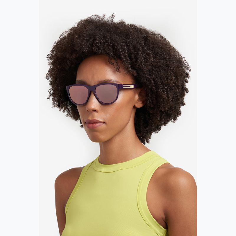 Okulary przeciwsłoneczne Polaroid PLD 2156/S violet/rose gold multilayer polarized 7