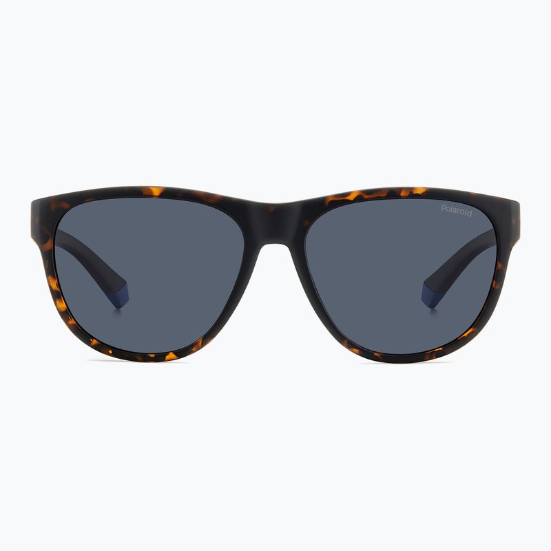Okulary przeciwsłoneczne Polaroid PLD 2156/S matte brown havana/blue polarized 3