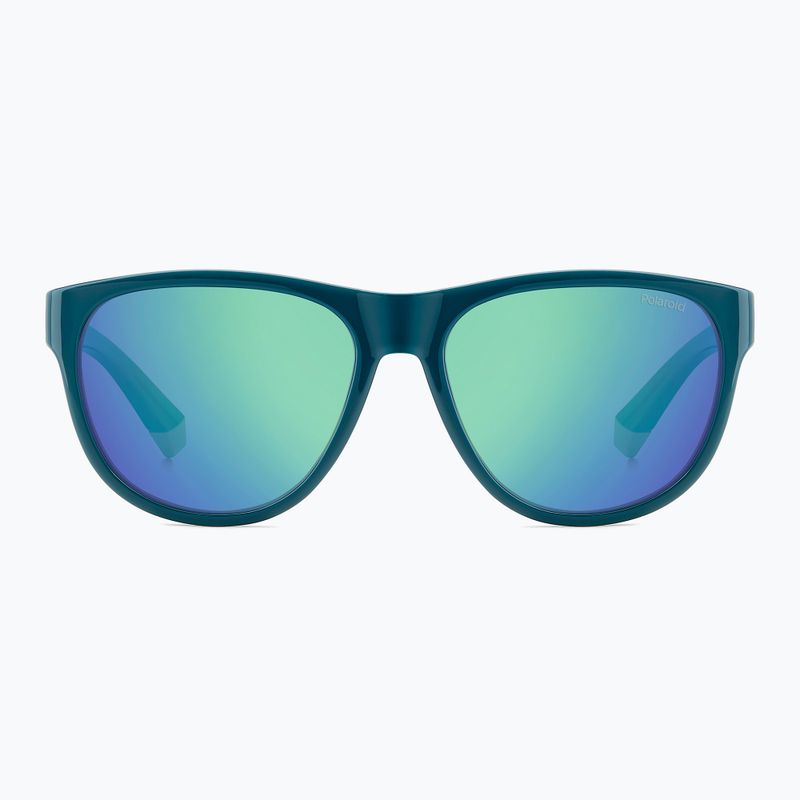 Okulary przeciwsłoneczne Polaroid PLD 2156/S teal/greygreen mirror polarized 3