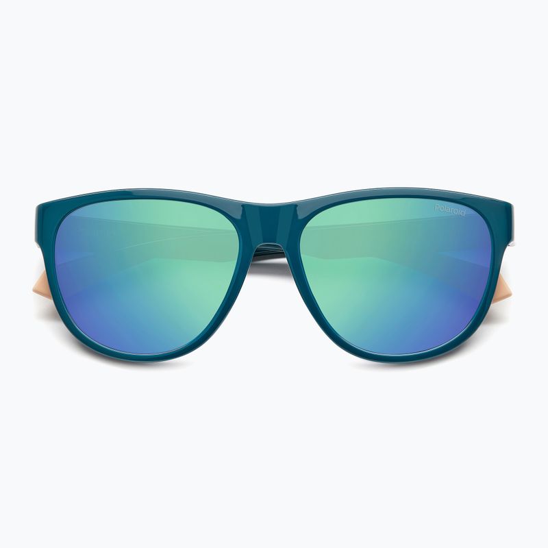 Okulary przeciwsłoneczne Polaroid PLD 2156/S teal/greygreen mirror polarized 4