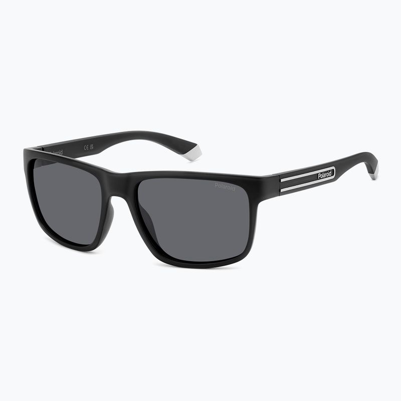 Okulary przeciwsłoneczne męskie Polaroid PLD 2571/S matte black/grey polarized 2