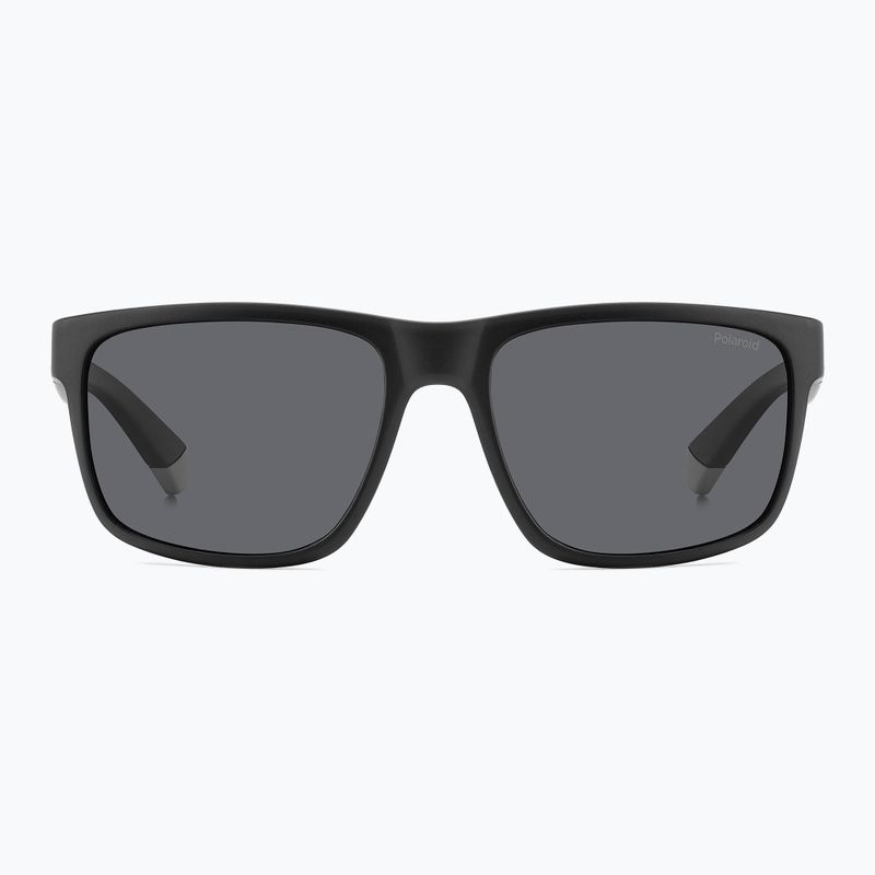 Okulary przeciwsłoneczne męskie Polaroid PLD 2571/S matte black/grey polarized 3