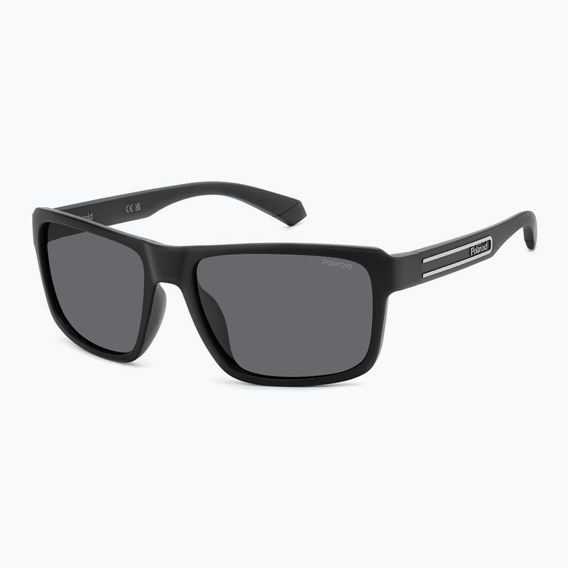 Okulary przeciwsłoneczne męskie Polaroid PLD 2158/S black/grey polarized 2