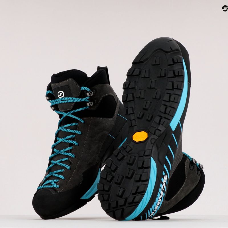 Buty podejściowe męskie SCARPA Mescalito Mid GTX shark/azure 9
