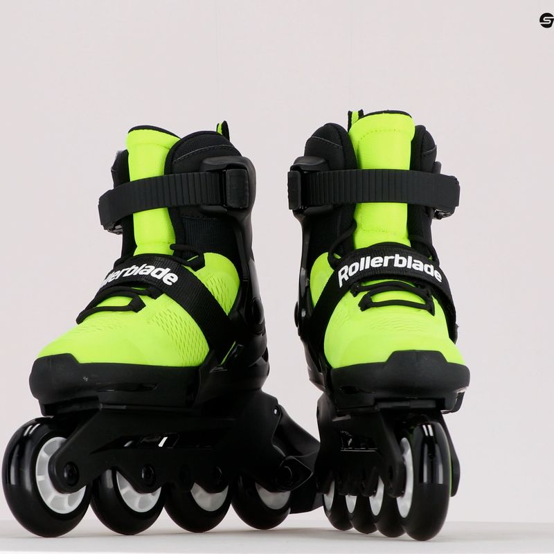 Rolki dziecięce Rollerblade Microblade Jr neon yellow 9