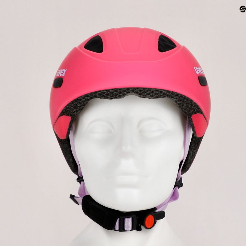 Kask rowerowy dziecięcy UVEX Oyo berry purple mat 9