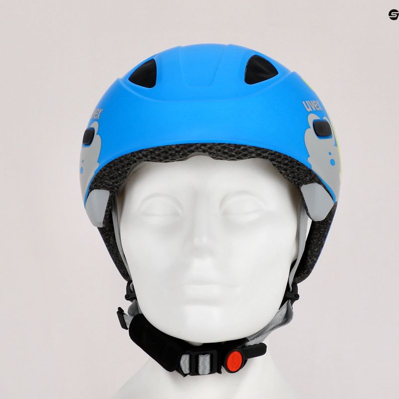 Kask rowerowy dziecięcy UVEX Oyo Style dino blue mat 10