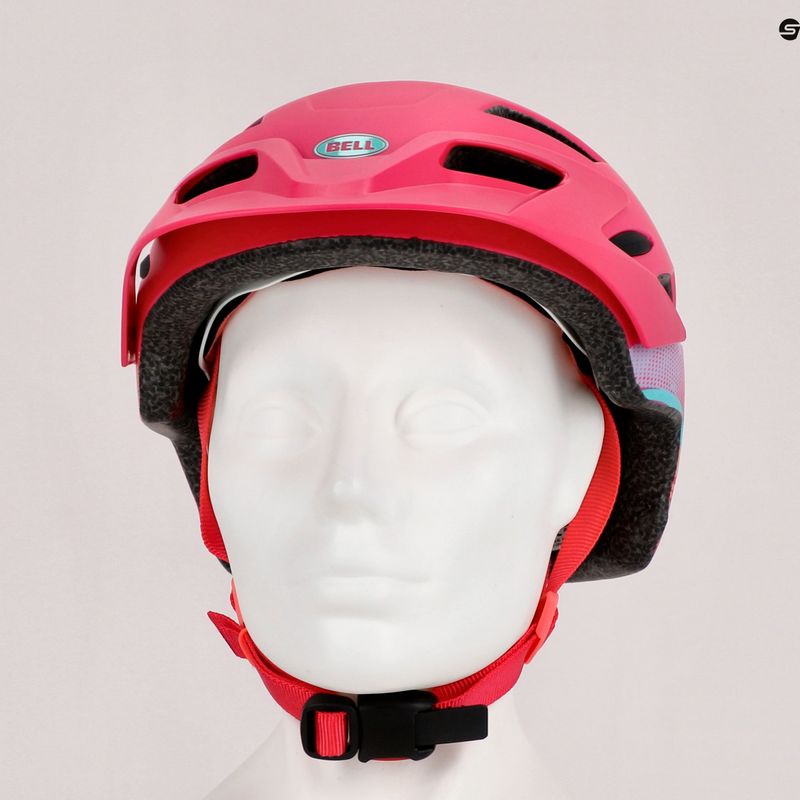 Kask rowerowy dziecięcy Bell Sidetrack gnarly matte berry 9