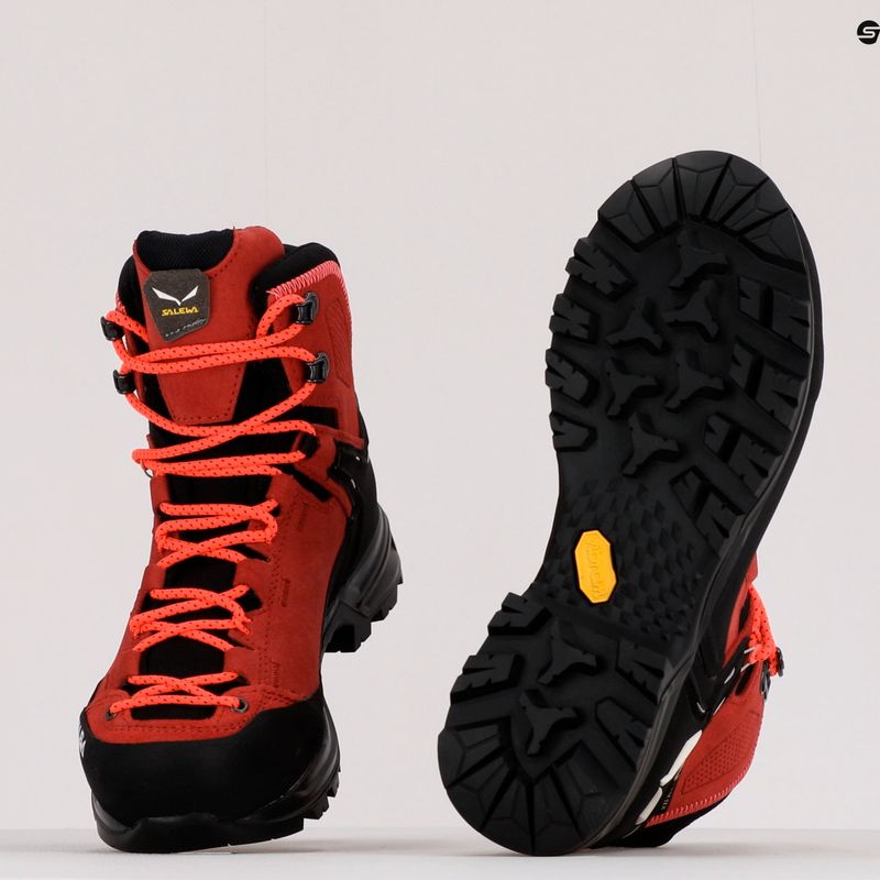 Buty trekkingowe damskie Salewa MTN Trainer 2 Mid GTX red dahlia/black 11