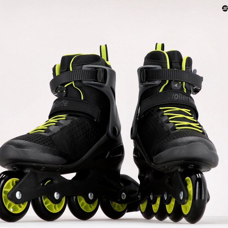 Rolki męskie Rollerblade Zetrablade Elite black/lime 7