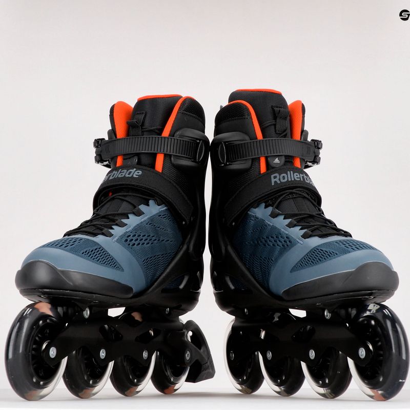 Rolki męskie Rollerblade Macroblade 90 orion blue/spicy orange 9