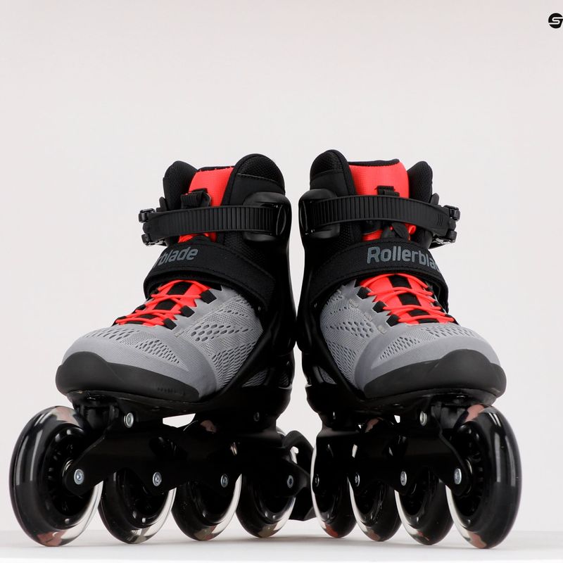 Rolki damskie Rollerblade Macroblade 90 W neutral grey/paradise pink 9