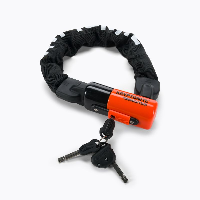 Zapięcie rowerowe Kryptonite Evolution 1055 MINI Integrated Chain black