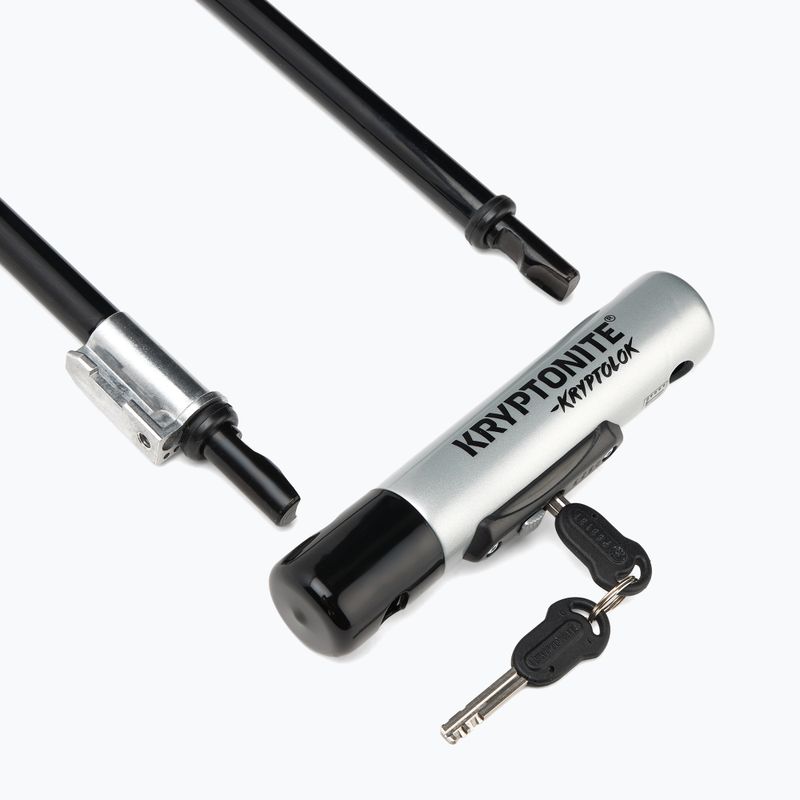 Zapięcie rowerowe Kryptonite Kryptolok Standard U-Lock + linka Kryptoflex black/grey 3