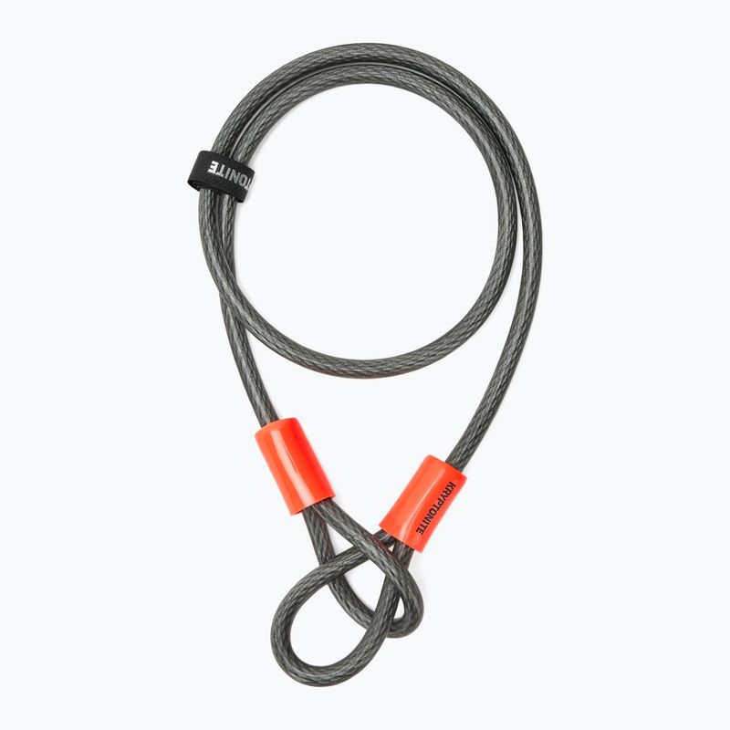 Zapięcie rowerowe Kryptonite Kryptolok Standard U-Lock + linka Kryptoflex black/grey 4