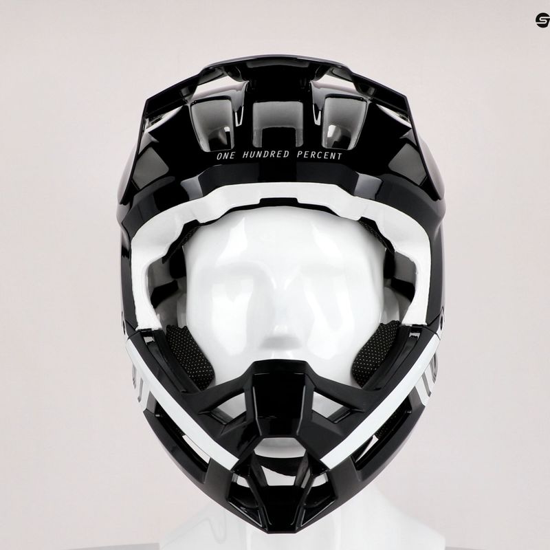 Kask rowerowy 100% Trajecta w/Fidlock black white 10