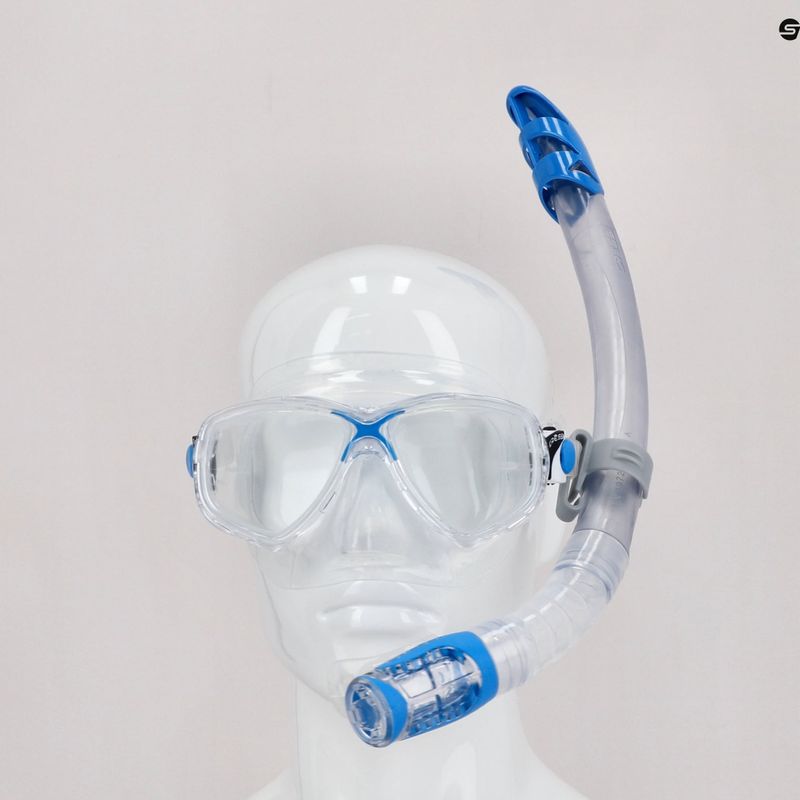 Zestaw do nurkowania Cressi Marea + Mexico Pro clear/blue 8