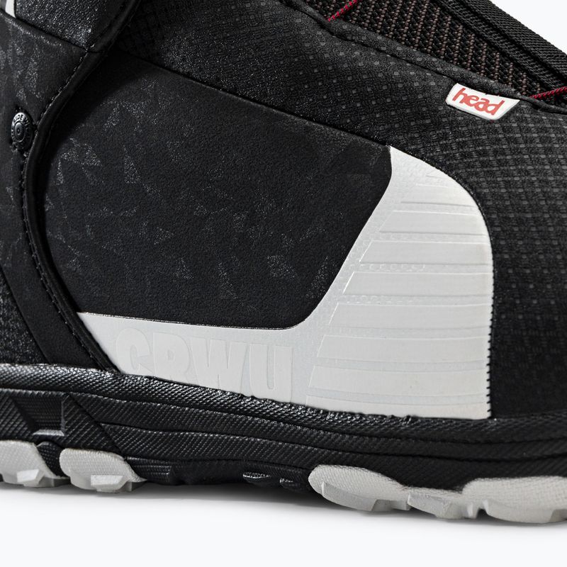 Buty snowboardowe męskie HEAD Four Boa Focus Liquid Fit black/white 8