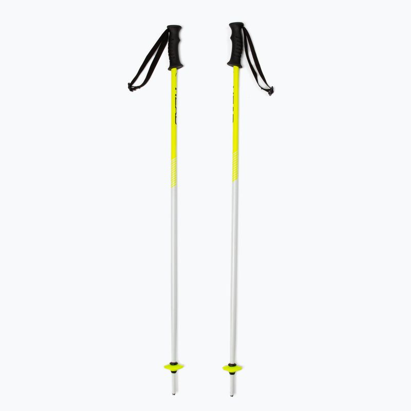 Kije narciarskie dziecięce HEAD Supershape Team Jr white/black/neon yellow