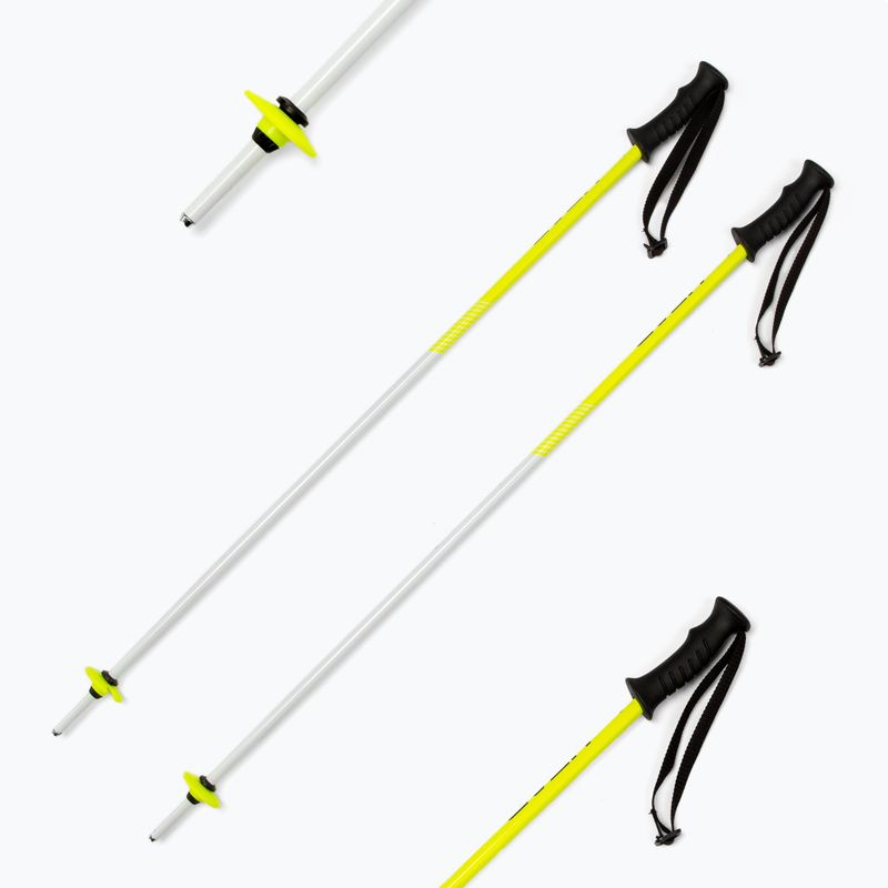 Kije narciarskie dziecięce HEAD Supershape Team Jr white/black/neon yellow 4