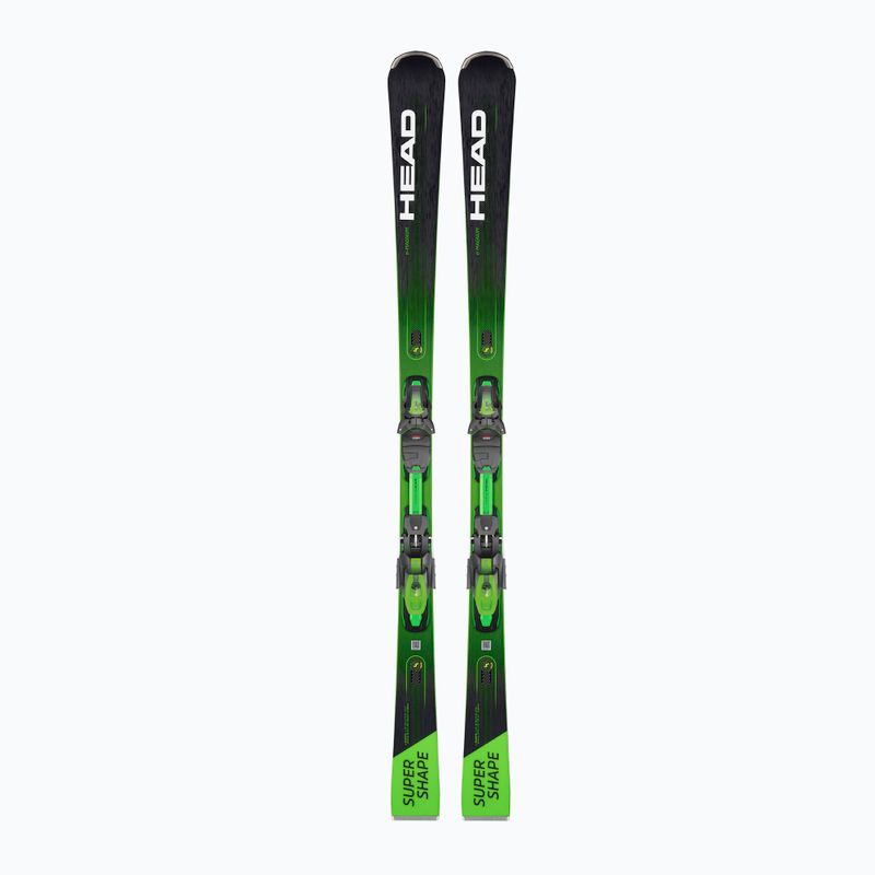 Narty zjazdowe HEAD Supershape e-Magnum SW SF-PR + wiązania PRD 12 black/green 10