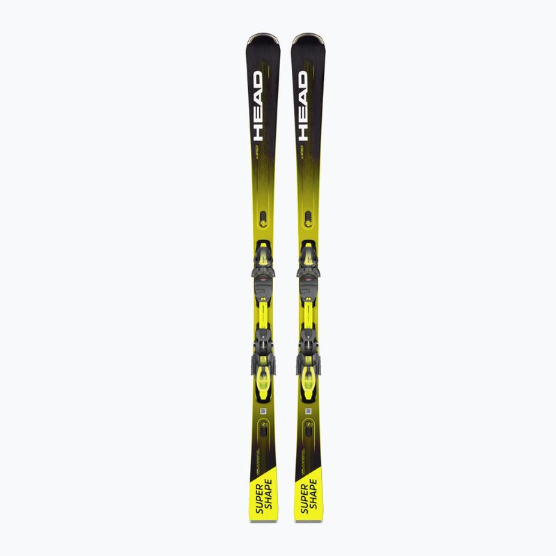 Narty zjazdowe HEAD Supershape e-Speed SW SF-PR + wiązania PRD 12 black/yellow 10