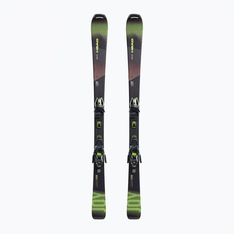 Narty zjazdowe damskie HEAD Super Joy SW SLR Joy Pro + wiązania Joy 11 black/yellow