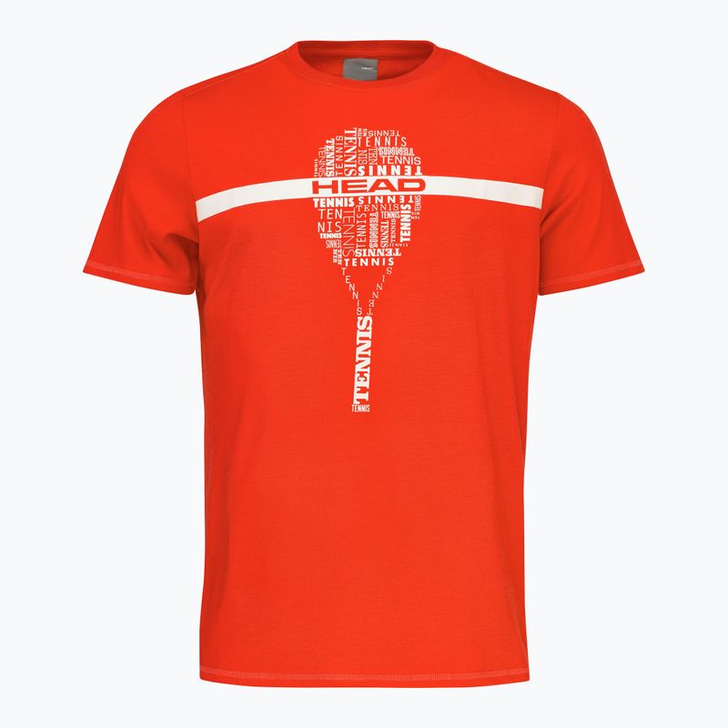 Koszulka tenisowa męska HEAD Typo tangerine