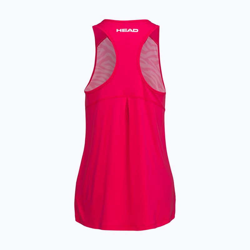 Koszulka tenisowa damska HEAD Agility Tank Top magenta/print vision 2