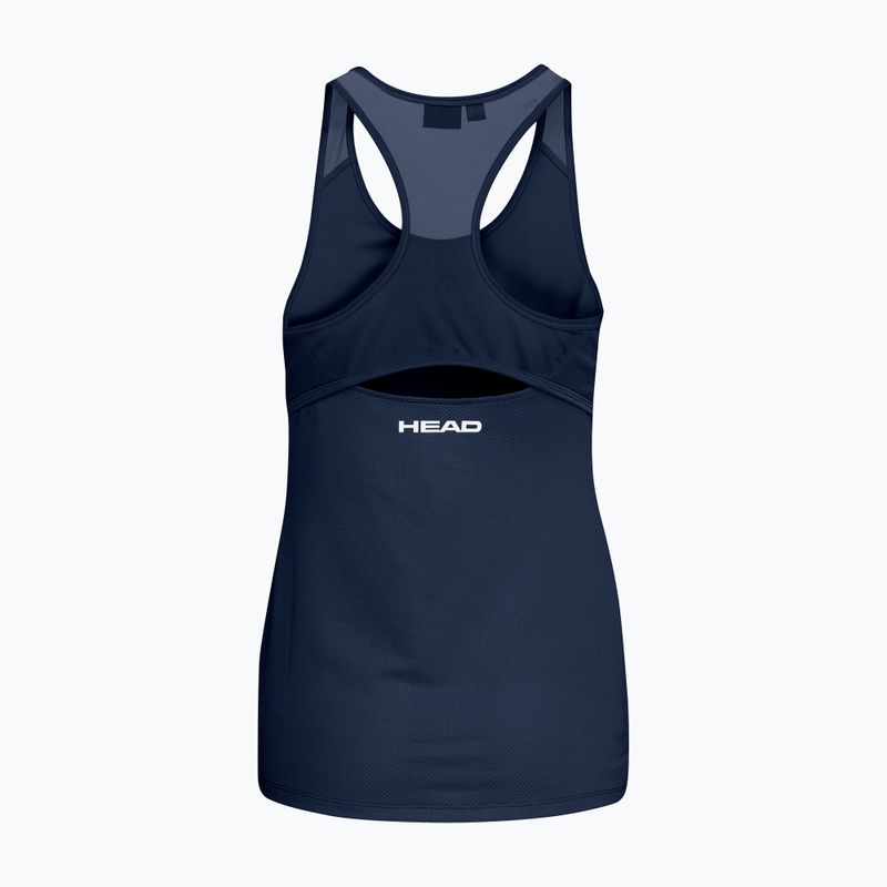 Koszulka tenisowa damska HEAD Agility Koszulka W dark blue 2
