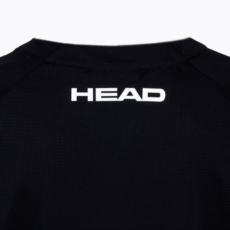 Koszulka tenisowa dziecięca HEAD Topspin Jr black/print vision 4