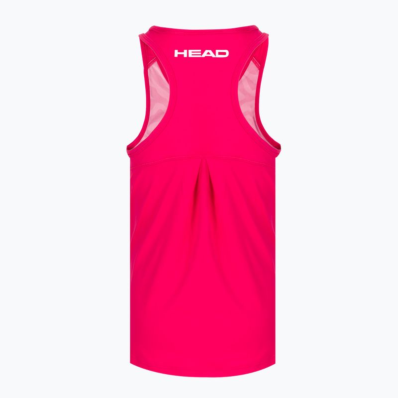 Koszulka tenisowa dziecięca HEAD Agility Koszulka W magenta/print vision 2