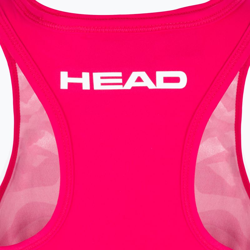 Koszulka tenisowa dziecięca HEAD Agility Koszulka W magenta/print vision 4