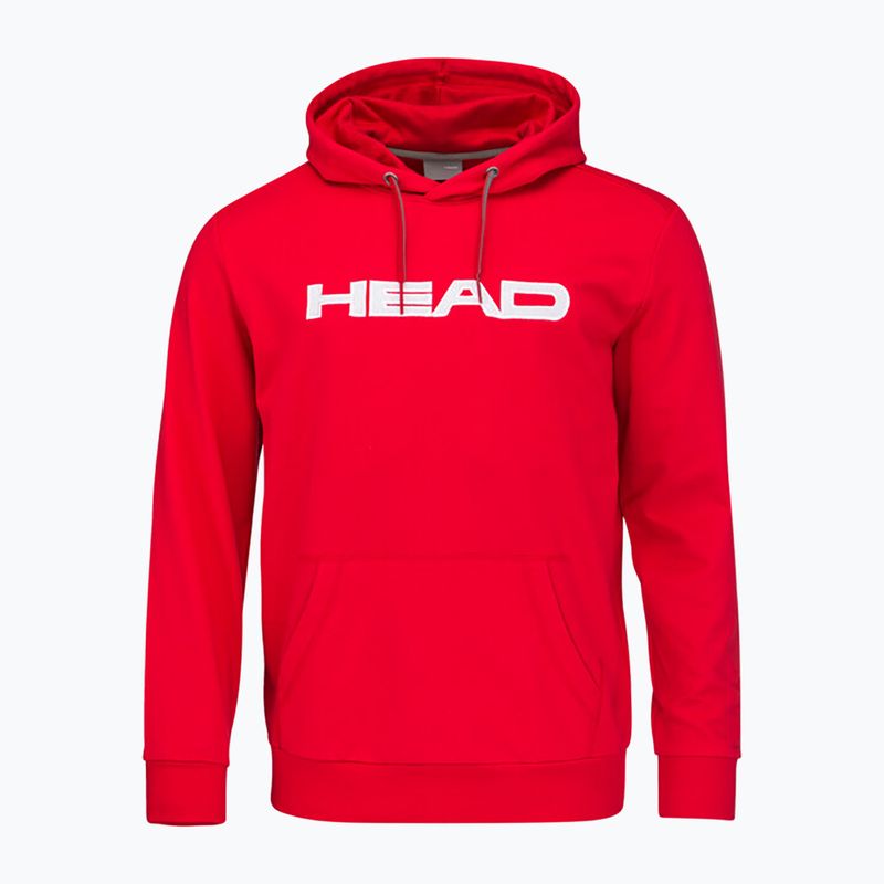 Bluza tenisowa męska HEAD Club Byron Hoodie red