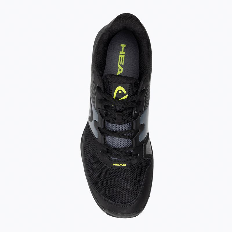 Buty do tenisa męskie HEAD Revolt Court black/grey 6