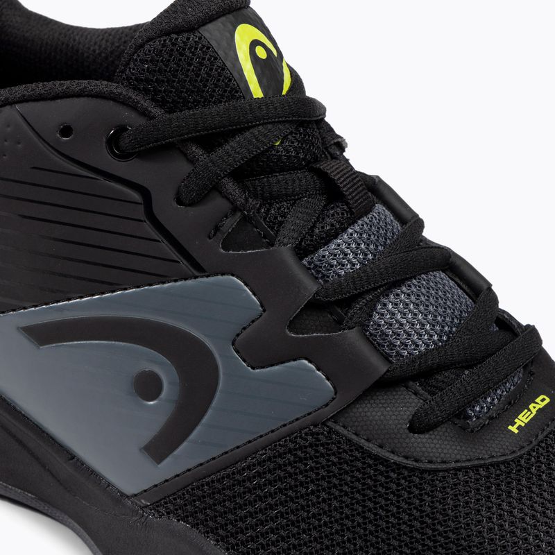 Buty do tenisa męskie HEAD Revolt Court black/grey 8