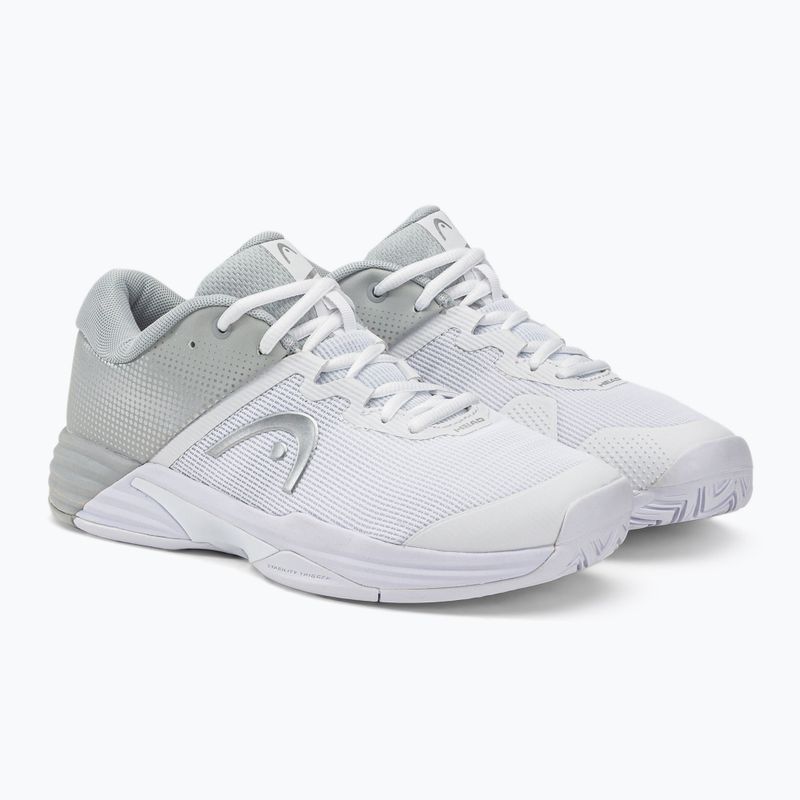 Buty do tenisa damskie HEAD Revolt Evo 2.0 white/grey 4