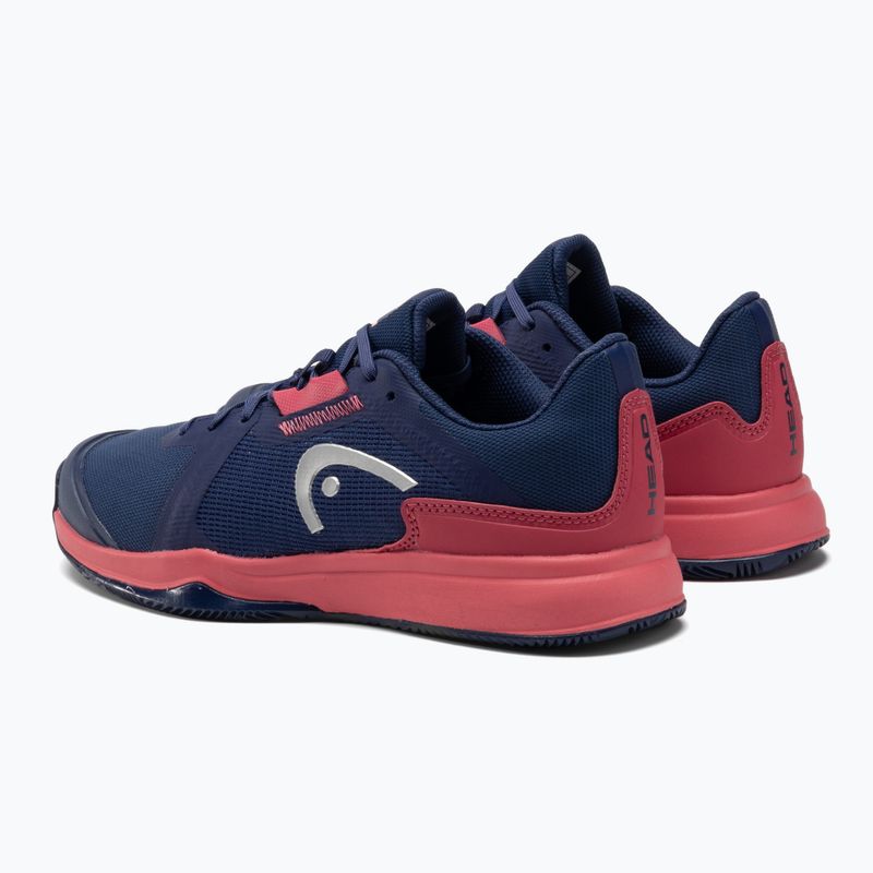 Buty do tenisa damskie HEAD Sprint Team 3.5 Clay W dark blue/azalea 3
