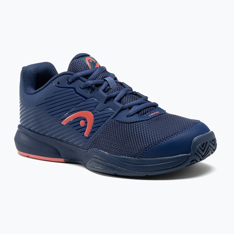 Buty do tenisa damskie HEAD Revolt Court W dark blue/coral