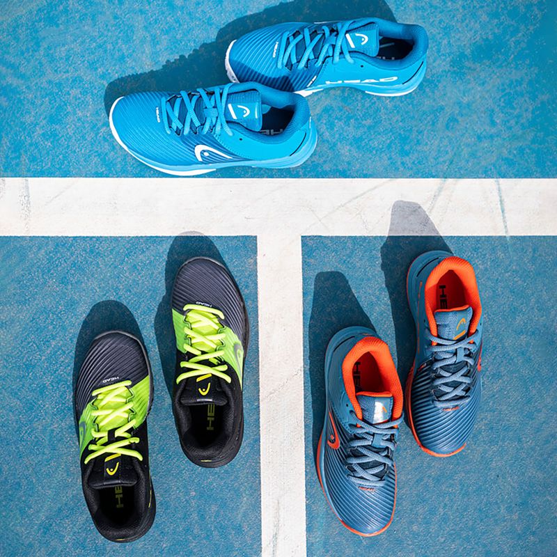 Buty do tenisa dziecięce HEAD Revolt Pro 4.0 Jr bluestone/orange 9