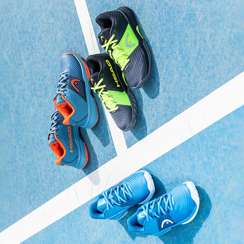 Buty do tenisa dziecięce HEAD Revolt Pro 4.0 Jr bluestone/orange 11