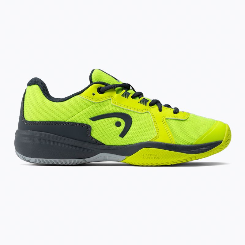 Buty do tenisa dziecięce HEAD Sprint 3.5 Jr yellow/green 2