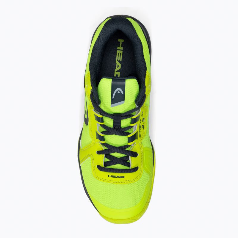 Buty do tenisa dziecięce HEAD Sprint 3.5 Jr yellow/green 6