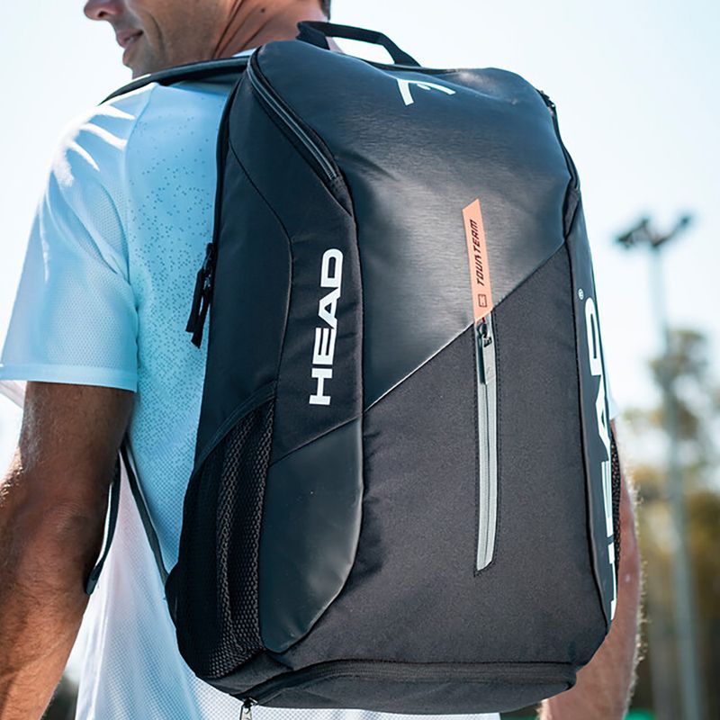 Plecak tenisowy HEAD Tour Team 29 l black/orange 8