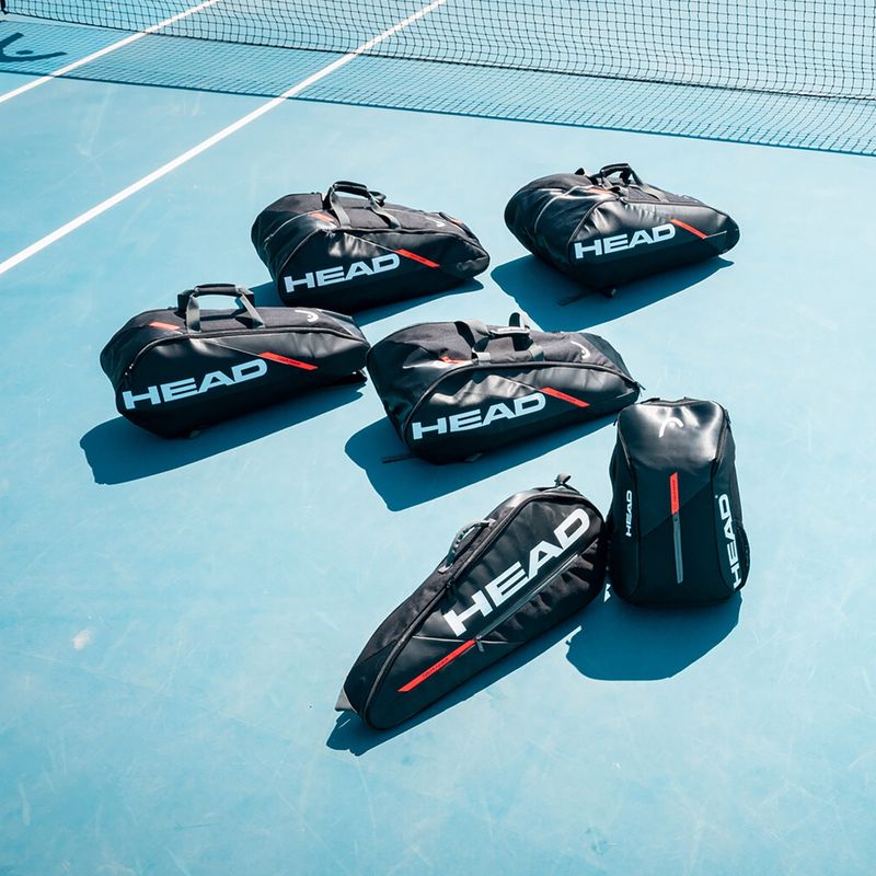 Plecak tenisowy HEAD Tour Team 29 l black/orange 9