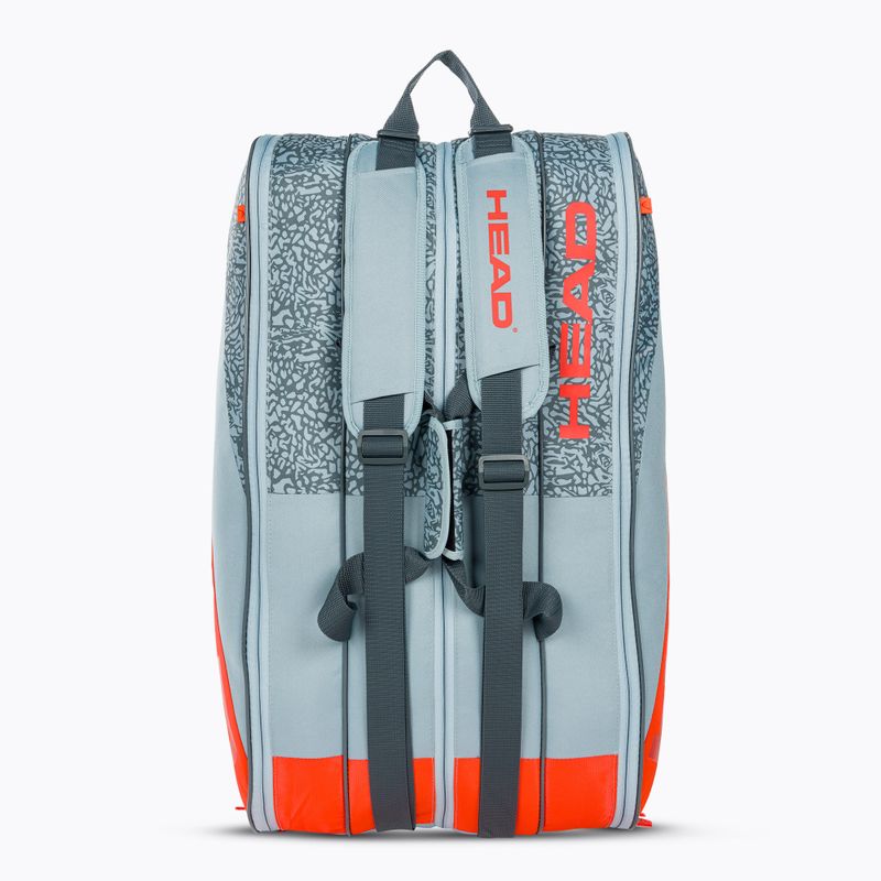 Torba tenisowa HEAD Elite 12R 76 l grey/orange 5