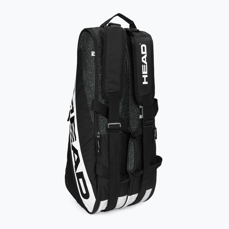 Torba tenisowa HEAD Elite 9R 58 l black/white 4