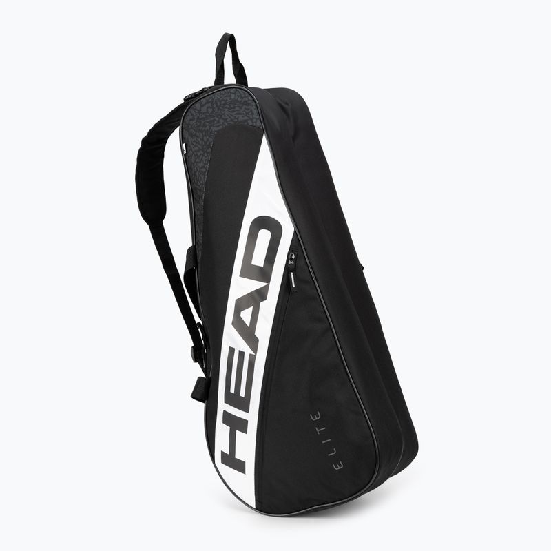 Torba tenisowa HEAD Elite 6R 41 l black/white 2